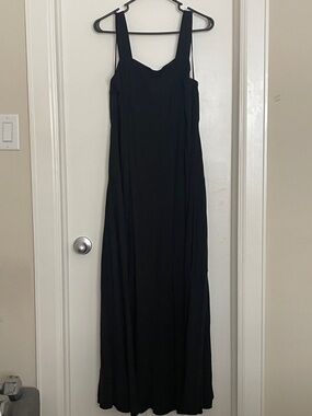 Vince Camuto Black Maxi Dress with Wide Straps